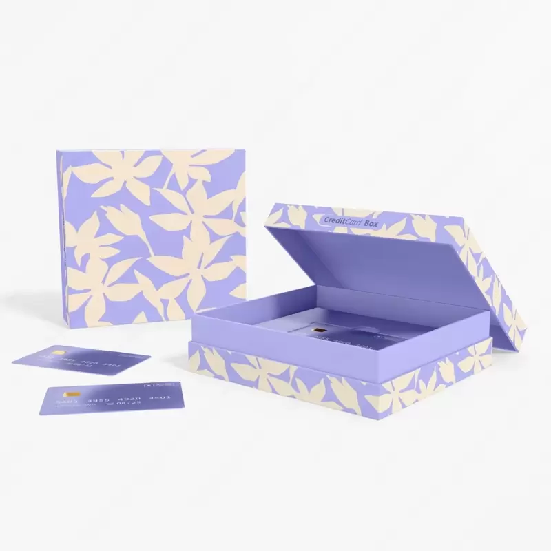 Custom two piece packaging boxes with lid and base rigid structure